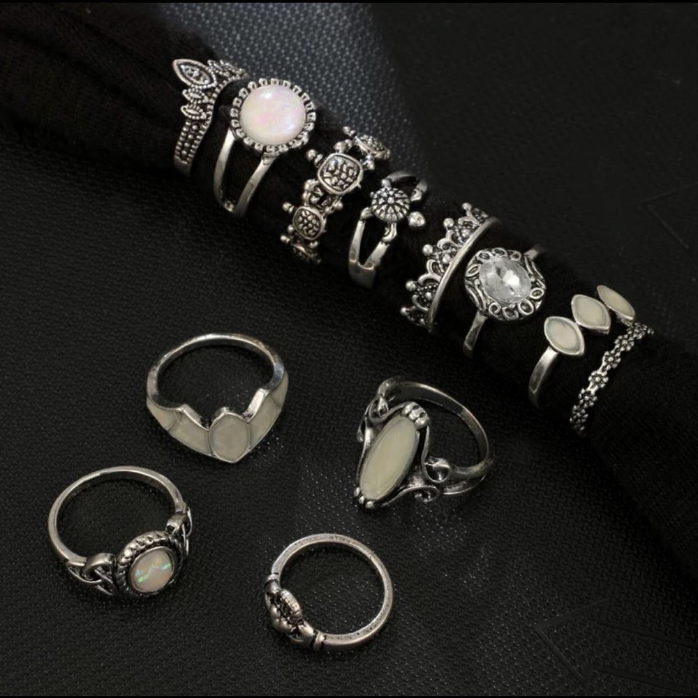Opalescent Midi Rings - Picture 3 of 5